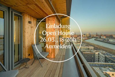 OPEN HOUSE AM 26.03.* Wohnen mit spektakulärem Ausblick