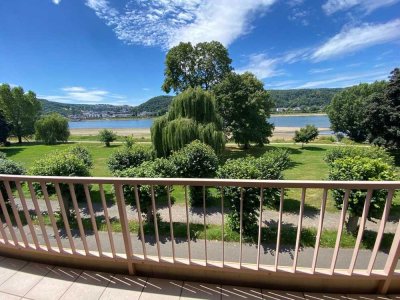 Ferienwohnung / Zweitwohnung, möbelierte Appartementwohnung mit Balkon an der Rheinpromenade