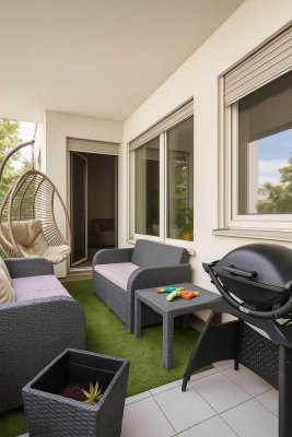 Helle und moderne 3-Zimmer-Wohnung mit Balkon in gefragter Lage von Offenbach