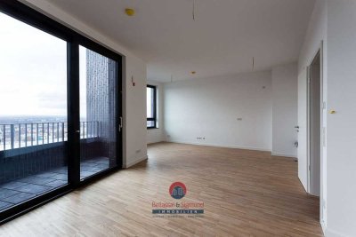 GANZ OBEN! K-MÜLHEIM - TOLLE 2-ZIMMERWOHNUNG MIT FERNBLICK IM NEUEN WOHNTURM "OPAL" DIREKT AM UFER!