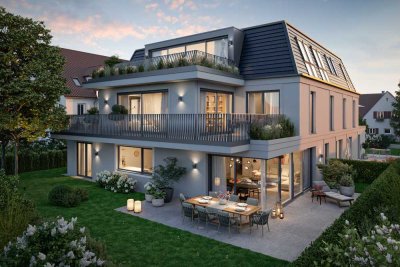 Großzügig geschnittete 4-Zimmer Gartenwohnung in exklusivem Mehrfamilienhaus