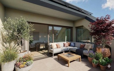 PURE ON THE MUR RIVER - unser neues Wohnprojekt an der Mur - Dachterrasse TOP 37; MP
