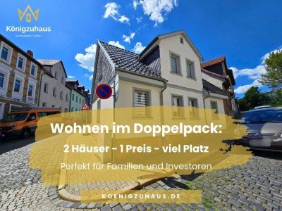 Wohnen im Doppelpack: 2 Häuser - 1 Preis - viel Platz