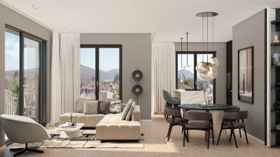 Schönes Penthouse im Bonner Villenviertel: EH 40-Wohnung mit 4 Zi. und 2 Bädern in Rheinnähe