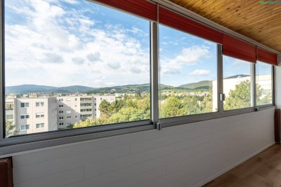 Gepflegte 3-Zimmer-Wohnung mit Panoramablick über Baden!