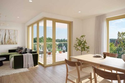 Große Terrasse & Platz für die Ganze Familie: 4-Zimmer-Wohnung im Marius Quartier