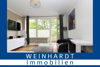 Möblierte 1-Zimmer Wohnung in Hamburg-Harvestehude