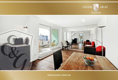 Stilvolle Maisonettewohnung mit besonderem Wohnambiente und sonnigem Balkon