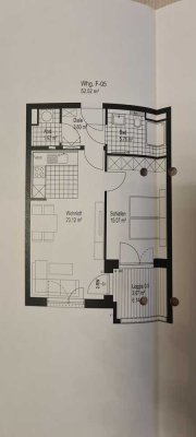 Stilvolle, neuwertige 2-Raum-Wohnung mit gehobener Innenausstattung mit Balkon und EBK in Augsburg