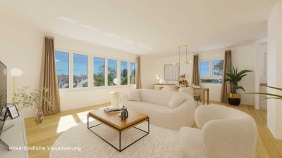 Über den Dächern von BB-Diezenhalde - lichtdurchflutete Galeriewohnung, ab sofort bezugsfrei!