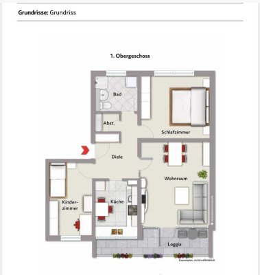 Helle moderne 3-Zimmerwohnung im Grünen