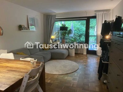 Tauschwohnung: 3 Zi Wohnung in Rissen mit Garten, Suche: 4 Zimmer