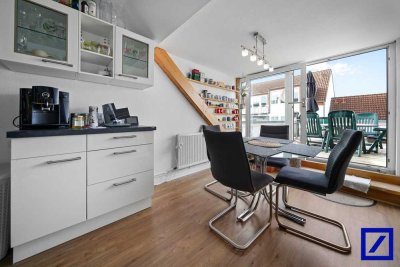 Maisonette-Wohnung mit sonniger Dachterrasse – direkt an der Hochschule Bremen