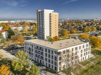 Neubau-Erstbezug! Barrierefrei und modern wohnen mit EBK und großer Dachterrasse!