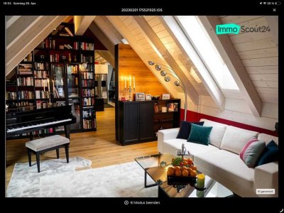 Sehr schöne Penthouse-Wohnung mit Dachterrasse am Stadtpark (WG tauglich)