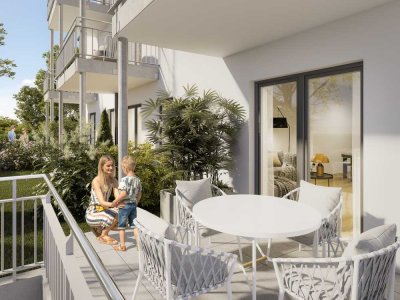 3-Zimmer-Neubauwohnung mit privatem Garten und Terrasse