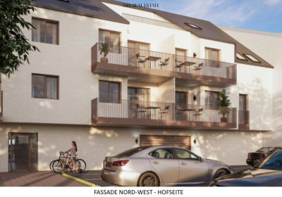 Erstbezug! Exquisite 2-Zimmer-Dachgeschosswohnung mit Balkon und Kfz-Stellplatz