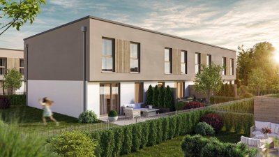 Leistbares modernes Reihenhaus im neuen Wohnpark