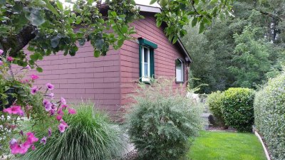 Kleines Paradies in einer idyllischen Kleingartensiedlung