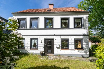 Jürgensby: vielseitiges Einfamilienhaus bei Bedarf mit Einliegerwohnung