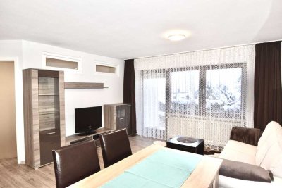Schöne möblierte 1,5 Zimmer Wohnung + Terrasse + PKW Stellplatz in Oberreute-Irsengrund zu verkaufen