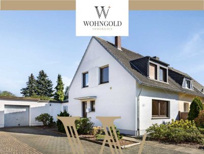 bezugsfreie Doppelhaushälfte mit Garage, Wintergarten und Terrasse – ideal für die kleine Familie