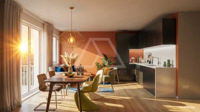 Sonne von Mittag bis Abend – Ihr neues Zuhause mit TG & Blick ins Grüne
