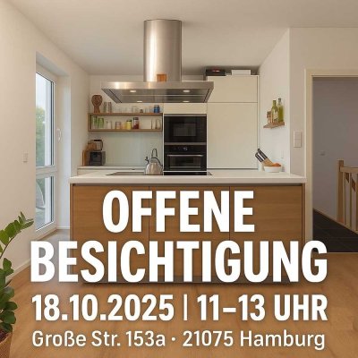 !!!OFFENE BESICHTIGUNG!!! AM SAMSTAG 18.10.2025, 11:00 - 13:00 Uhr!!! GROßE STR. 153A, 21075 HAMBURG