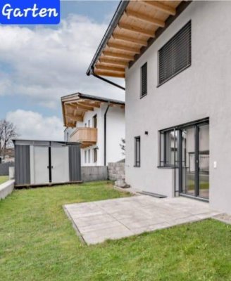 Moderne 2-Zimmer-Wohnung mit großem Garten &amp; Terrasse in Polling (Neubau, Top-Ausstattung)