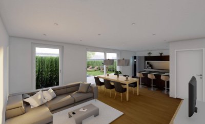 BAUBEGINN BEREITS ERFOLGT !!! Exklusive Erstbezug-Garten-Wohnung in Linz mit Haus-Charakter, Wambachsiedlung - mit Garten zum Wohlfühlen!