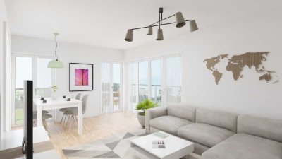 Helle 2-Zimmer-Wohnung mit Balkon in Oranienburg – Bahnhof fußläufig erreichbar