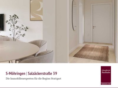 Erstbezug: Moderne 2-Zi.-Atelier-Wohnung mit offenem Wohn-/Ess-/Kochbereich, Parkett - ohne Balkon