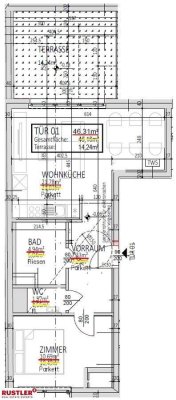 Muhr 58 | Erdgeschosswohnung mit sonniger Terrasse | Erstbezug