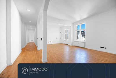 � Wohnglück im Jugendstil - helle 5 Zimmer Altbau Wohnung mit Kamin, Pool, Garten, Balkon, uvm.