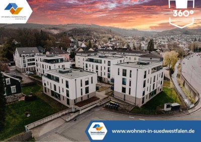 VR IMMO: Exklusive Penthouse-Wohnung in zentraler Lage von Plettenberg.