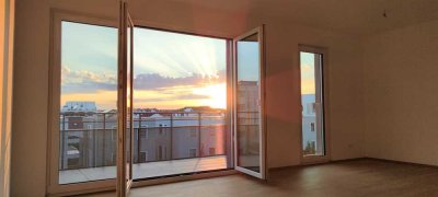 4,5 Zimmer Penthouse – Sonne den ganzen Tag -Große Dachterrasse und Balkon