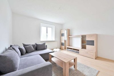 2-Raum-Wohnung in Chemnitz Markersdorf – Teilmöbliert *Mit Gartennutzung*