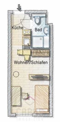 Studentenappartement in Passau - 10 Minuten zur UNI