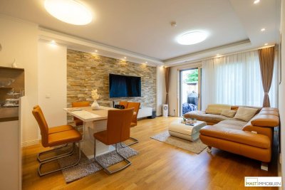 NEUER PREIS 498.000,-- € / Optimal aufgeteilte 3 Zimmer Garten Wohnung in ausgezeichneter Lage / Ruhelage