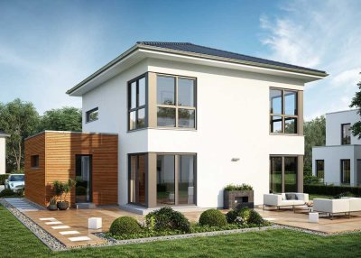 Stadtvilla mit Stil � In Aachen bauen| massa Haus "LifeStyle 14.04 W"