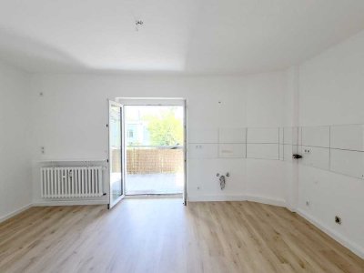 Attraktive 2-Zimmer-Wohnung mit 2 Balkonen im 3. OG in Oberbilk