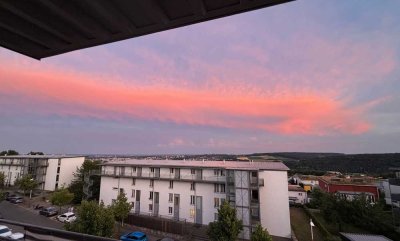 Top 1-Zimmer-Studentenapartment direkt an der Uni Ulm: Panorama-Blick am Eselsberg