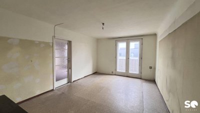 #SQ - SANIERUNGSBEDÜRFTIGE 2-ZIMMER WOHNUNG MIT BALKON - MARIAHILFERSTRAßE / TOP 39