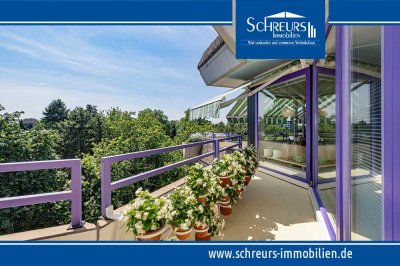 Licht. Freiheit. Weitblick - Ihr Rückzugsort mit grandiosem Ausblick über das KR-Tiergartenviertel!