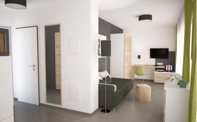 Modern möbliertes Apartment für Studierende/Auszubildende-direkte U-Bahnanbindung
