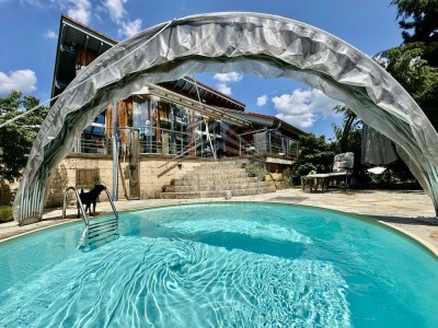 *JUWEL AUF DER SCHWÄBISCHEN ALB*
Villa mit Pool & ELW /Panoramablick/ in Böhmenkirch-Treffelhausen