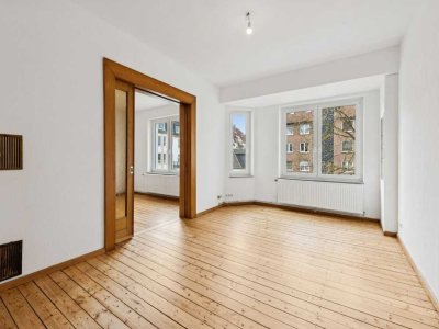 Wohnen mit Charakter: 4-Zimmer-Altbauwohnung mit Balkon in Sackgassenlage von Osnabrück