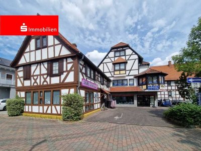 Denkmalgeschützes Gewerbe und Wohn-Ensemble im Herzen von Bruchköbel