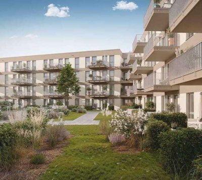 Sommer im Garten, 3-Zimmer-Wohnung in Bergfelde