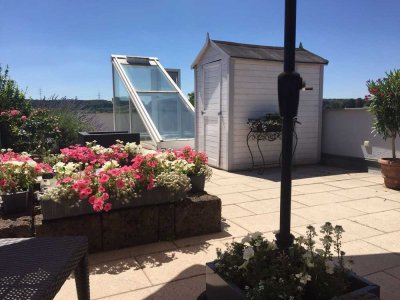 Exklusive Penthouse-Wohnung mit einzigartiger Dachterrasse in Hochdorf zu vermieten